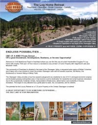 LogHomeRetreat_Brochure_Possibilities_FRONT